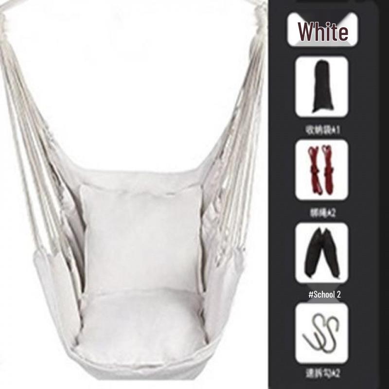 University Dorm Hanging Hammock Chair - Indoor Student Single Swing