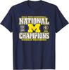Michigan Wolverines National Champs 2026 M Basketball Bold T-Shirt