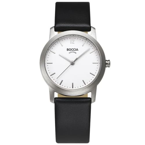 Boccia Titanium Watch Basic Collection 3291-03 Women's Black