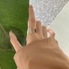 Korean New Adjustable Colorful Drip Glaze Ring Women Fashion Retro Geometric Gold Colour Metal Rings Wedding Jewelry Gift