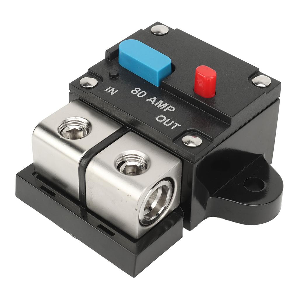 DC24V Circuit Breaker with Manual Reset Switch Short Circuit Protection for Car Boat Ships RV