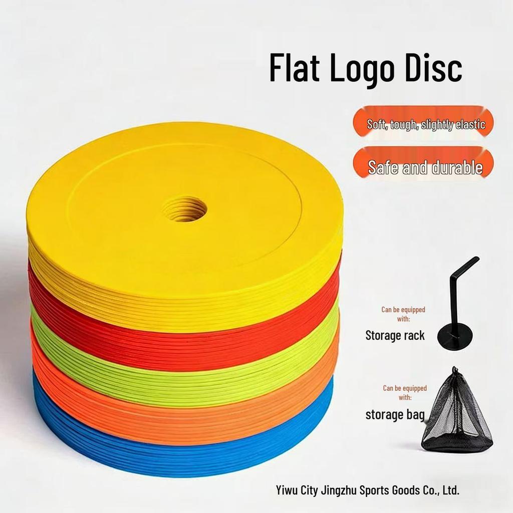 15cm Soft and Durable Flat Marker Disc for Football Training