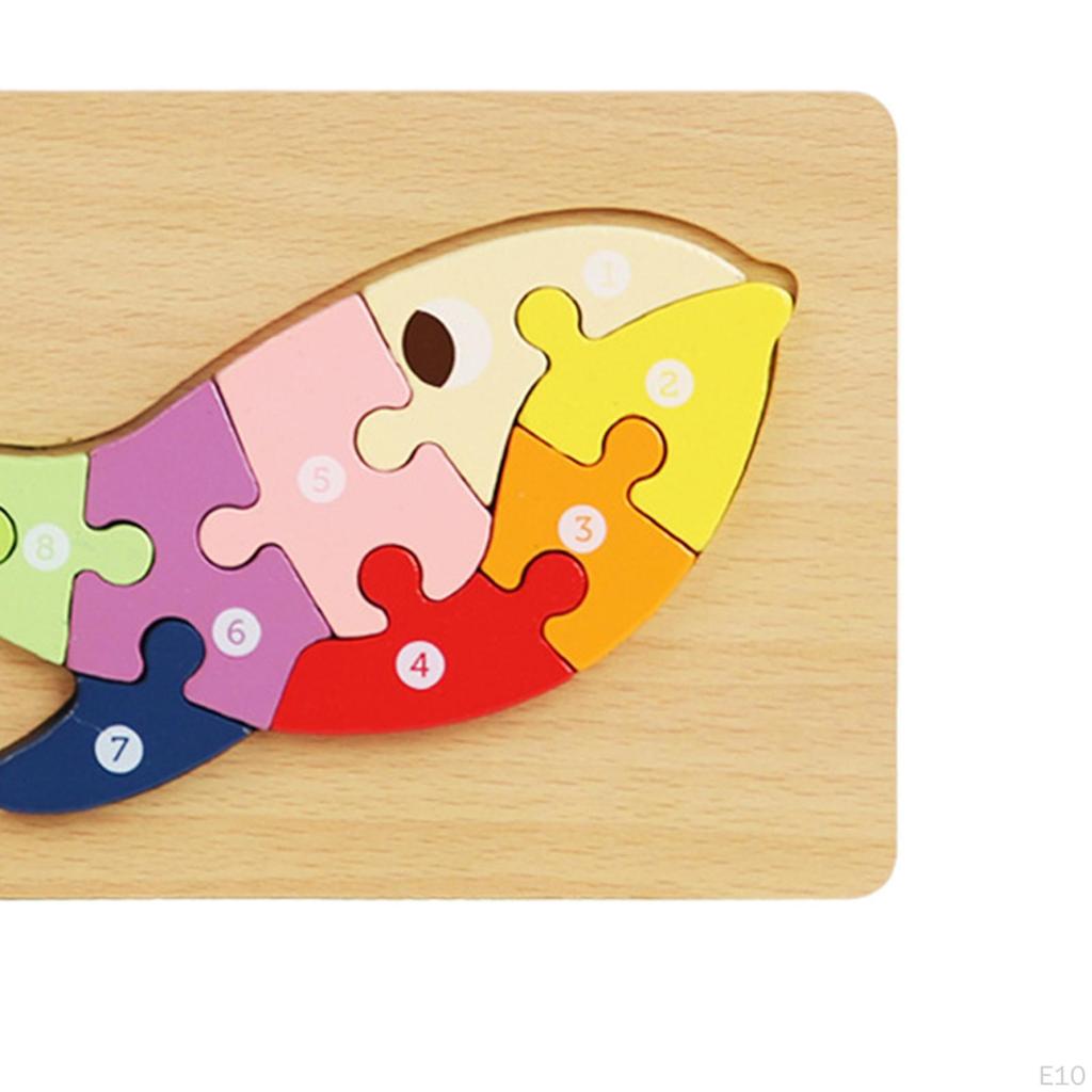 Jigsaw Wooden Puzzle, Activity Toys, Early Development, Preschool Travel Toy, Montessori Toys for