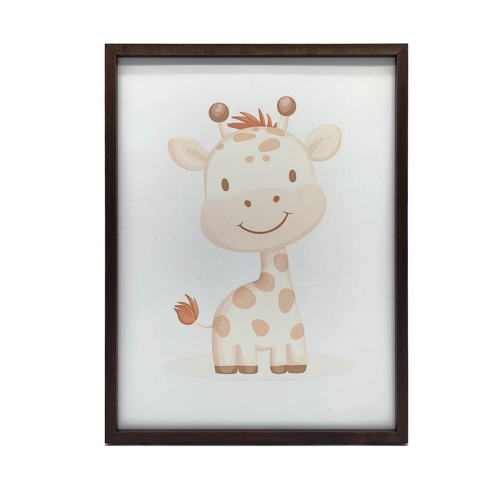 Uśmiechnięta Żyrafa - Plakat Dla Dzieci Uśmiechnięta Żyrafa - Plakat Dla Dzieci, 40X50 Cm, Bez Ramy, Papier Matowy 230 Gsm