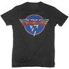 Tricou oficial Van Halen cu logo cromat negru pentru bărbați, unisex