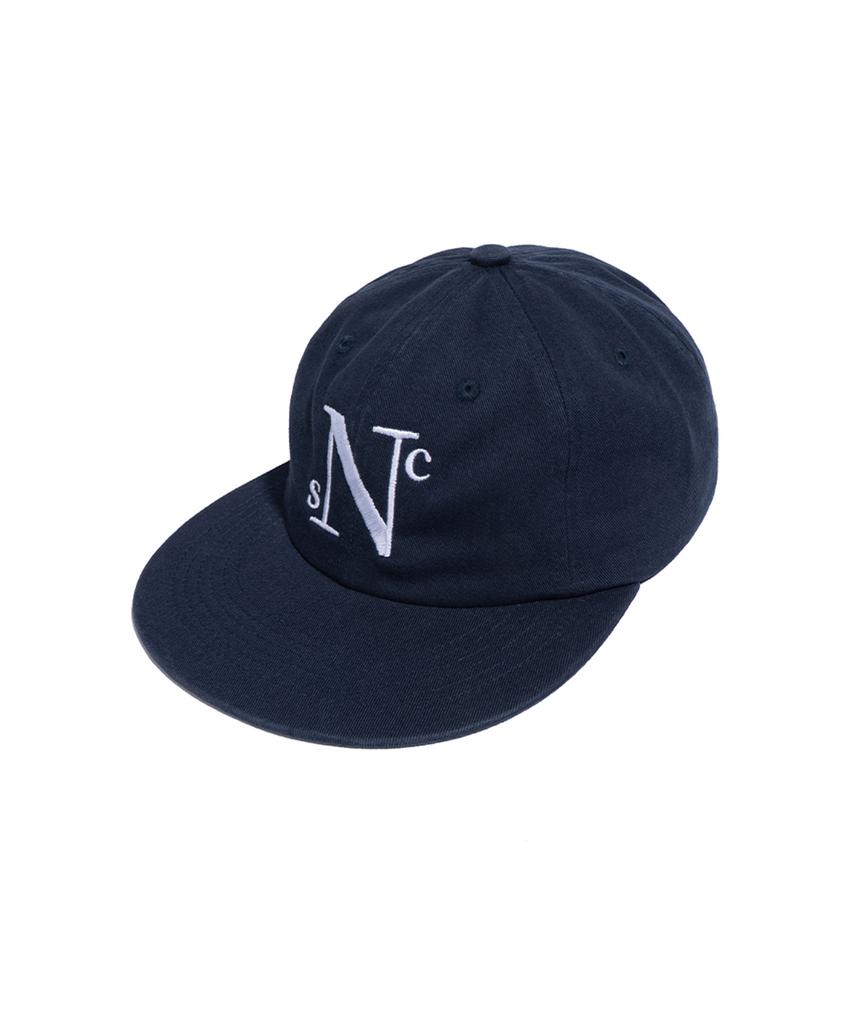NET SOCIAL CLUB N Logo Flat Visor Cap (Navy)
