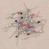 Round Heads Pearl Head Needle Removable Pin Cushion Pin Cushion Box  Sewing Supplies