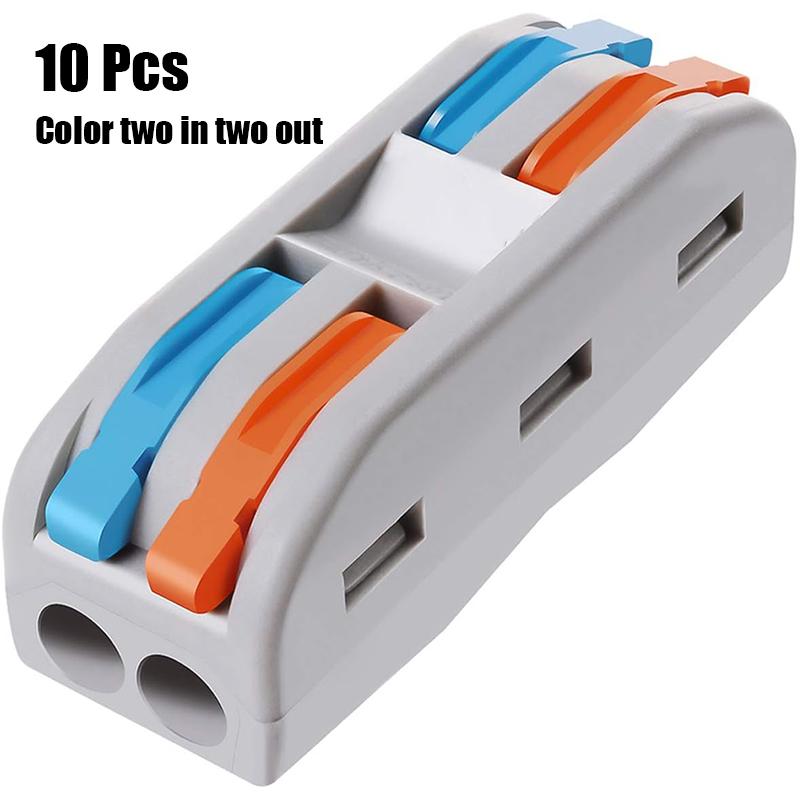 10 PCS Lever Wire Connector, Quick Connect Wire Connectors, Ziveseller Wire Connectors Electrical Quick Connectors