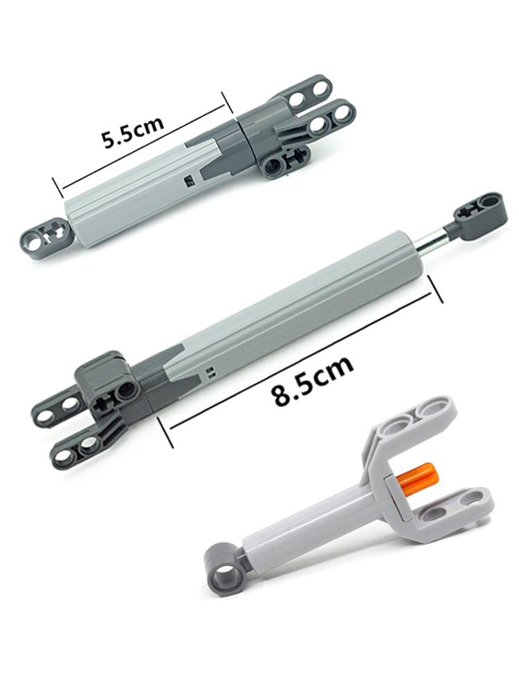 Technical Push Rod Linear Actuator MOC Building Block Parts Dynamic Telescopic Rod Set 61904 92693 61927