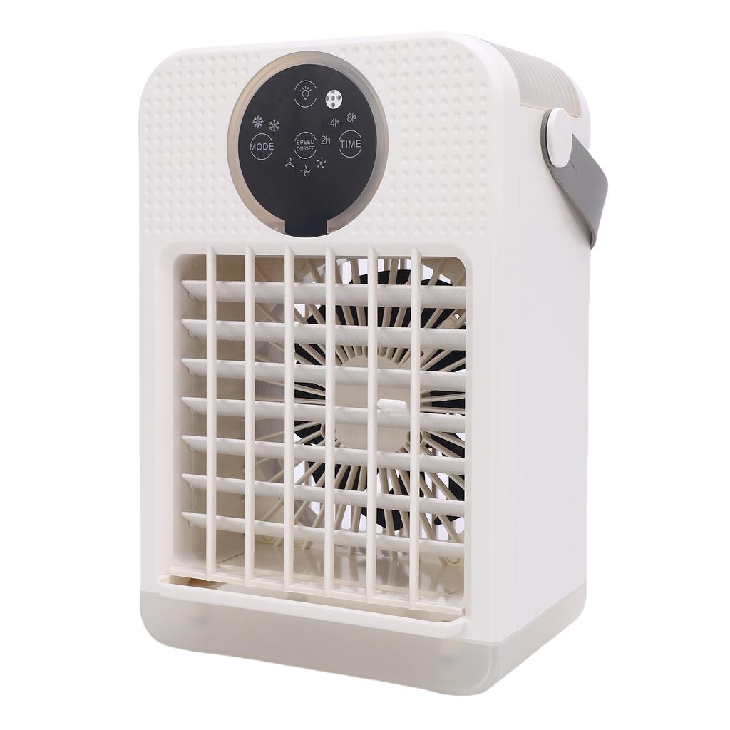 Evaporative Air Cooler 700ML Water Tank 7 Color Light USB Low Noise Portable Air Conditioner Fan