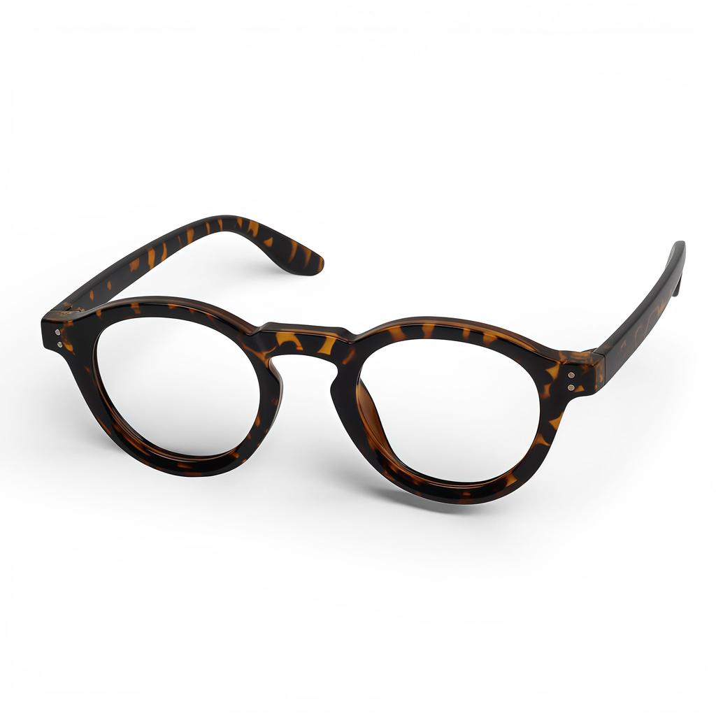 Adije Hazin (Brown) Yu1007 Eyeglass Frames Horn-Rimmed