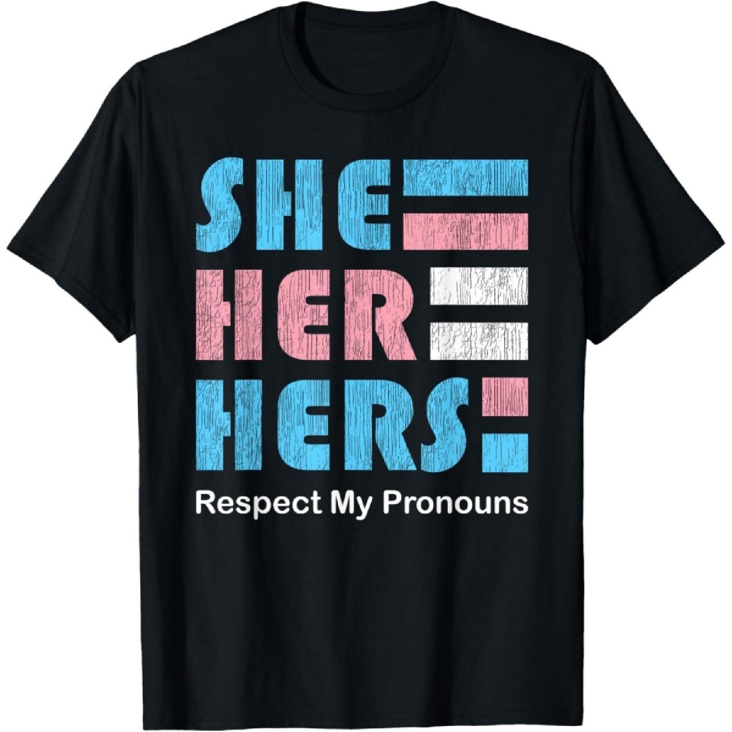 

Значок-булавка с местоимениями She Her Hers для футболки True Trans Soul S чёрный