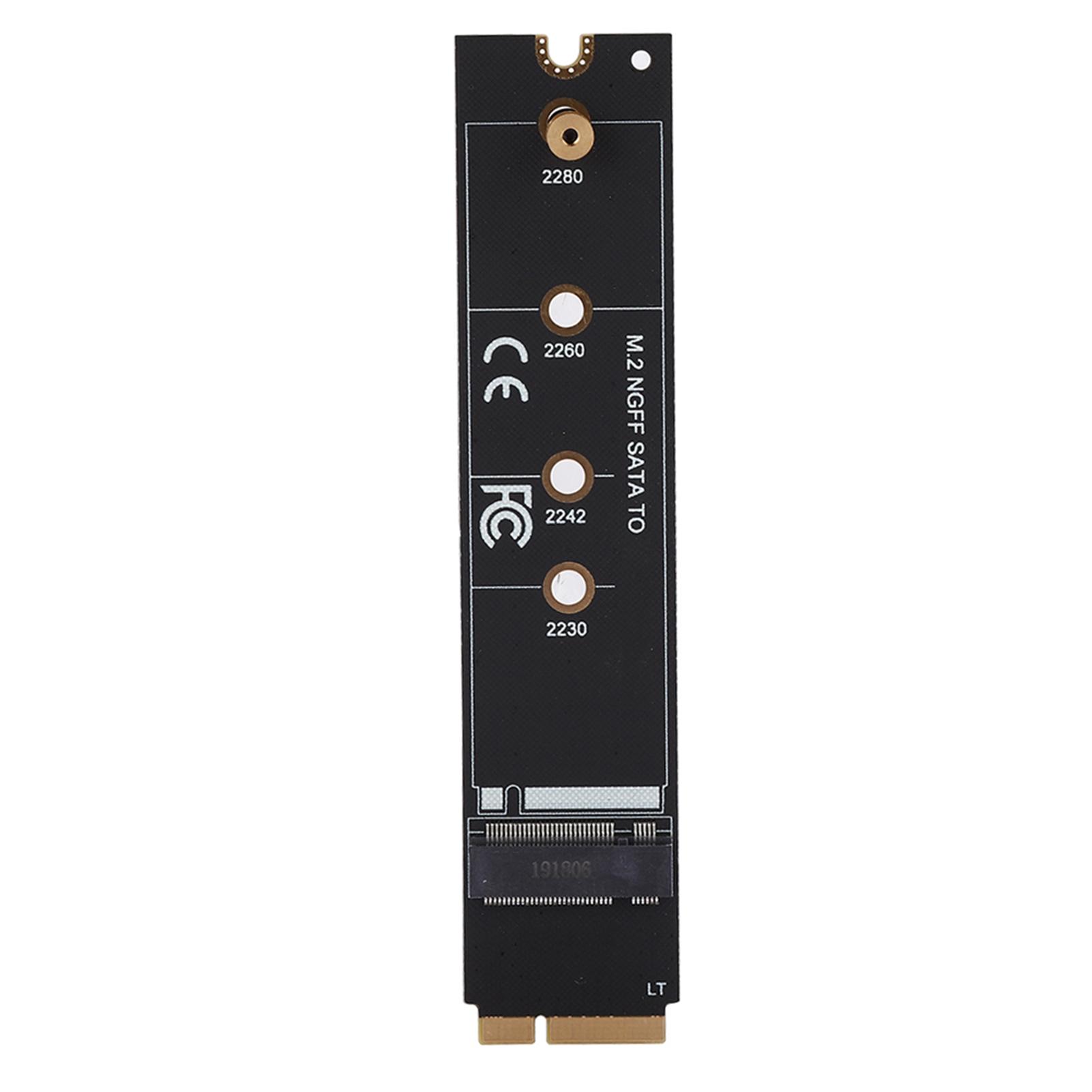 

Адаптерна карта SSD M2 SATA для OS X 2012 SolidState Hard Disk Riser Card A1465 A1466