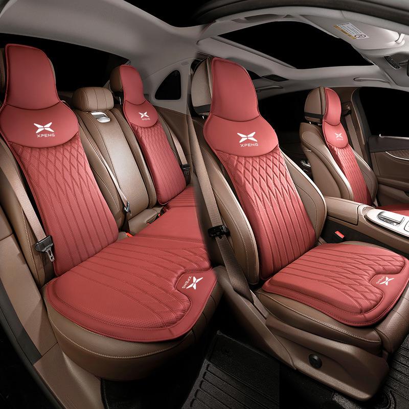 Breathable All-Season Seat and Back Cushions for Xpeng Car Models P7, P5, G3i, G9, G6, G7