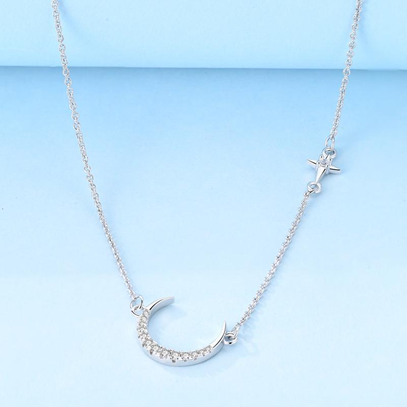 Necklace Piece Sliver Gold Simple Timeless Water Drop Star Heart Butterfly Necklace For Woman Wedding High-Grade Jewely Gifts