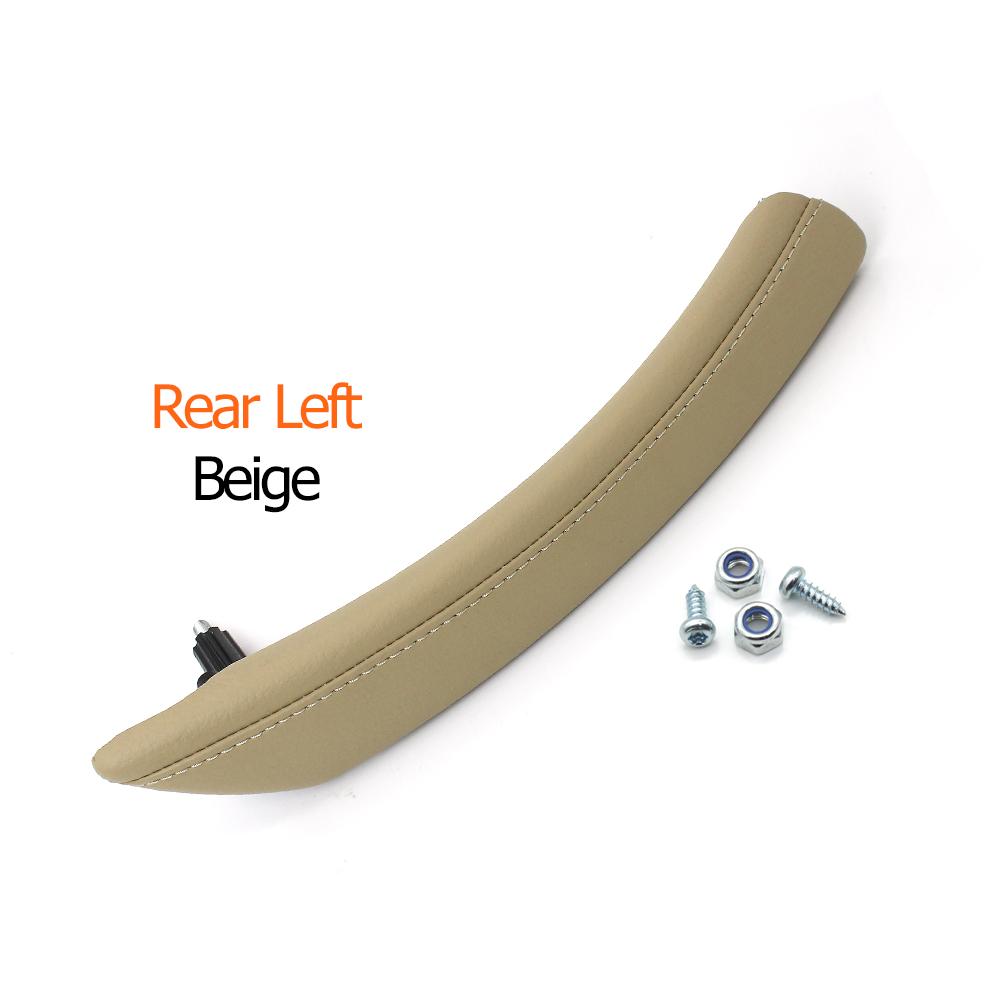 LHD Car Interior Armrest Door Handle Window Panel Pull Handle Cover Trim Replacement For BMW 5 Series E60 E61 2006-2010
