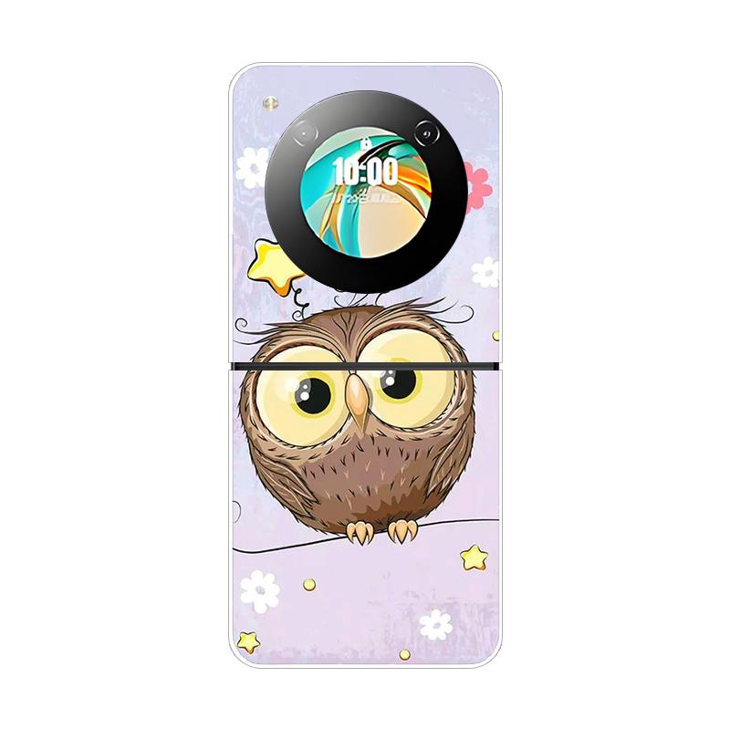 For ZTE Nubia Flip Flip2 Telefoncover Beskyttende Hård PC Skal Stilfuldt Dyremønster Gennemsigtigt Cover Til ZTE Libero Flip Covers