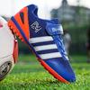 Kids' Soccer Shoes Breathable Mesh Upper Strap Non-slip Turf Sole Sports Shoes Sneakers