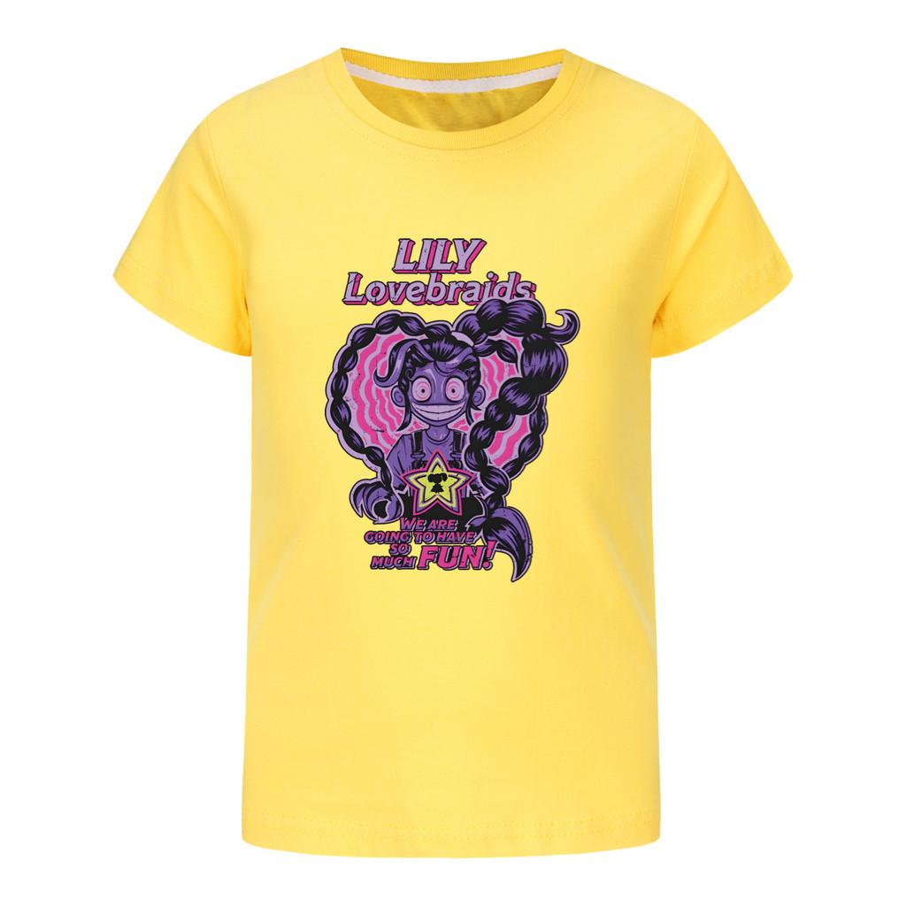 5581 Multi-Color Girls Lily Lovebraids Short Sleeves T-Shirt