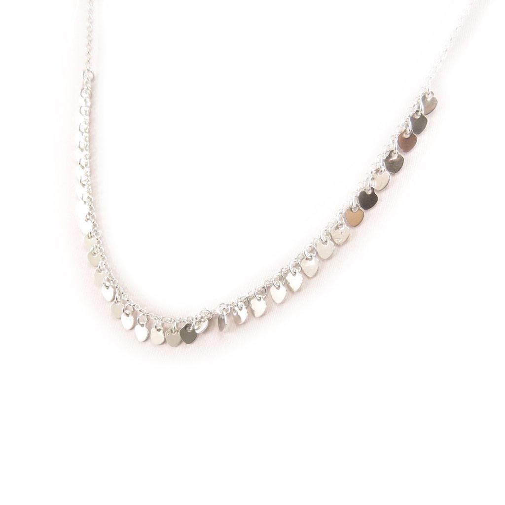 Les Trésors De Lily [C9374] - Silver 'Amoureuse' Necklace