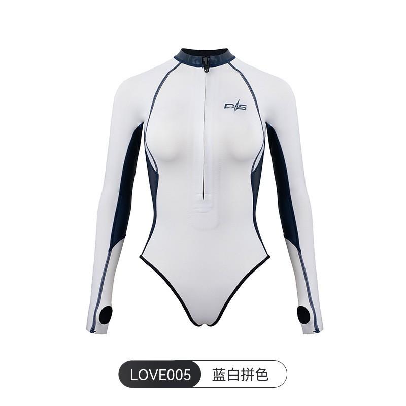 Womens 2mm CR Neoprene Wetsuit Top With Long Sleeves Freediving Surfing Swimming Slim Fit Warmth UV Protection XS