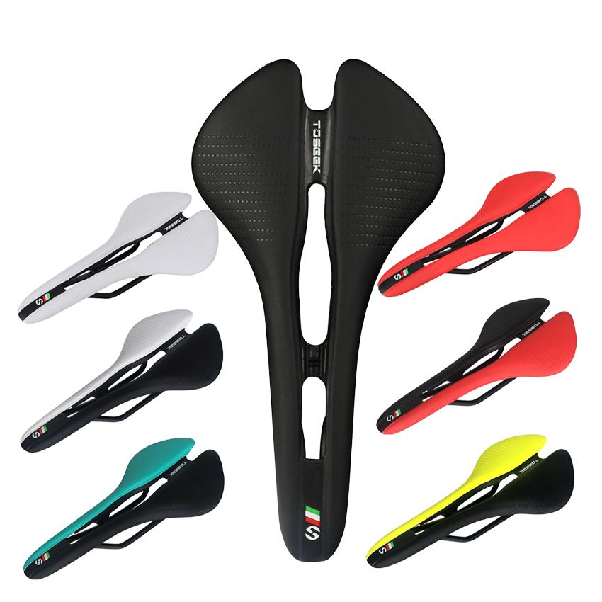 Simple Comfortable Waterproof Bicycle Seat Cushion Mtb Saddle Mountain Bike Road Bike Ventilation Lightweight PVC
