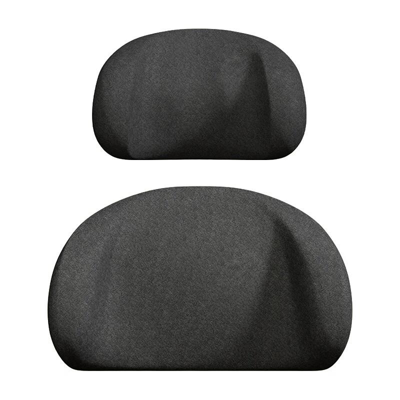 Miling Car Headrest and Lumbar Support Pillow Set
