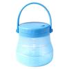 Leak-Proof Silicone Fresh Keeping Food Bucket Heat Resistant Reusable Container 800/1200/1500ml for Camping Food Storage