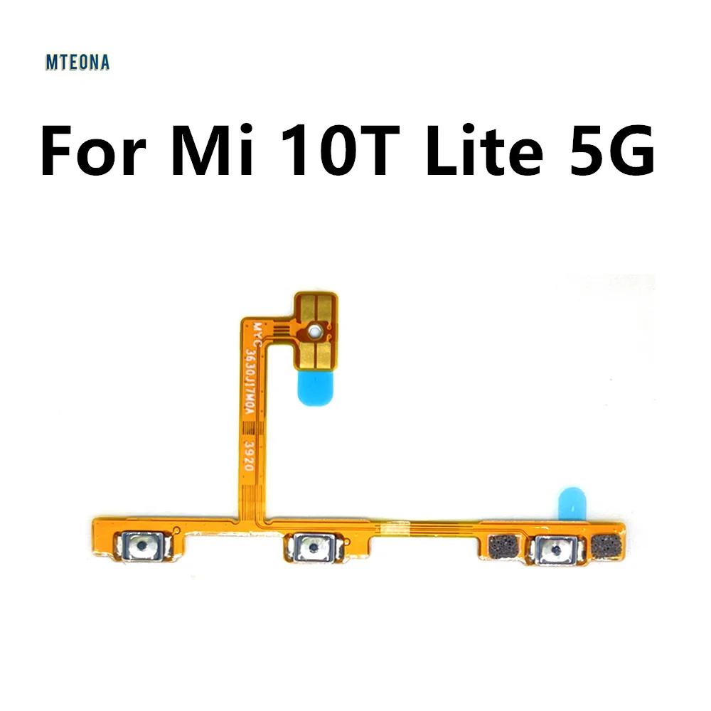Side Button Switch Volume Key Power On Off Flex Cable Parts For Xiaomi Mi 12 10 10T 11 Lite Pro Ultra Note Poco M3 X3