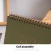 2026 Calendar Simple Memo Book Monthly Daily Planner Scheduler Time Management Home Office Desktop Decoration Standing Calendar