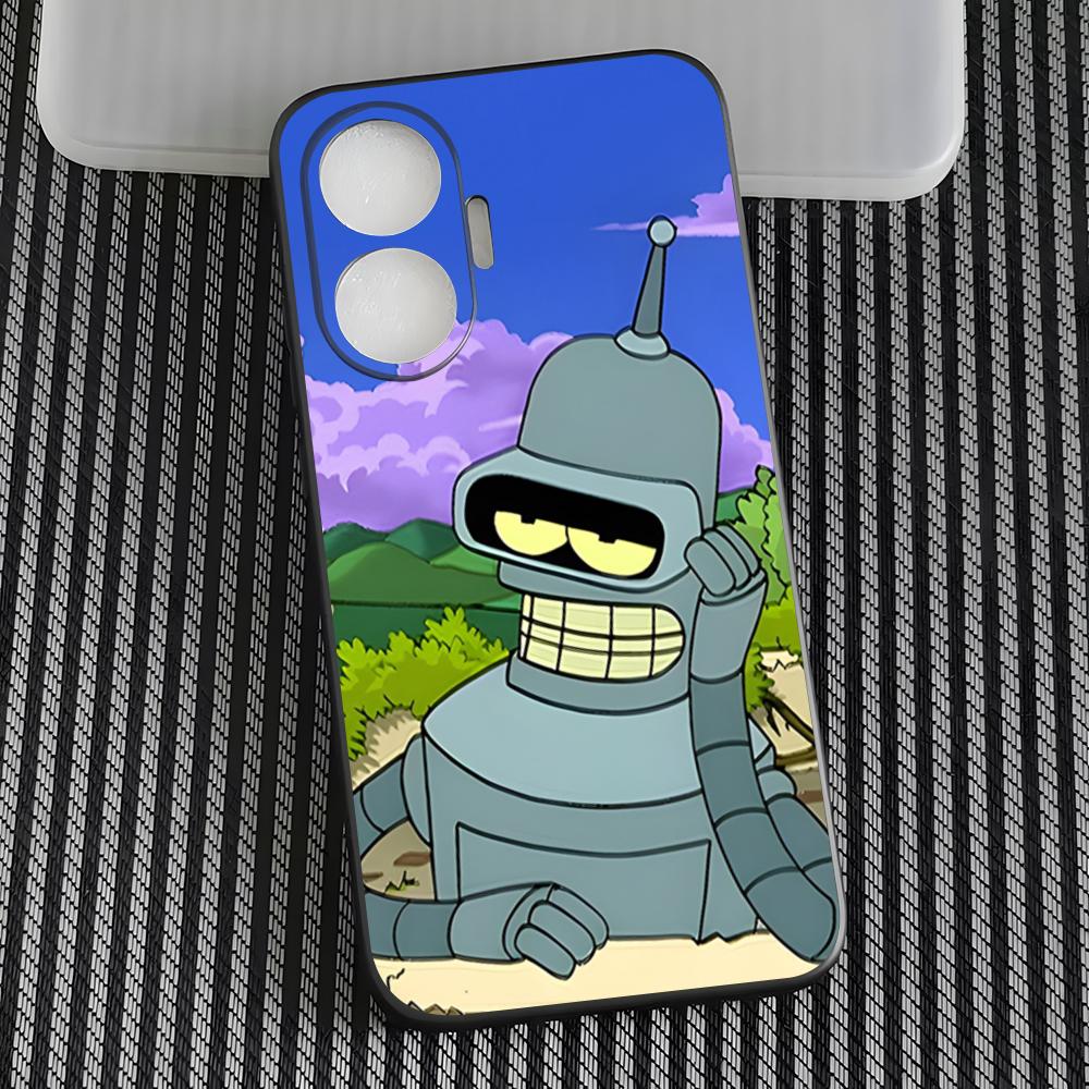 Cartoon F-Futurama Robot BenderS Phone Case For Poco M7 Pro M5 M6 M4 F7 F5 F6 X7 Pro X7 X6 X5 X4 M7 X4 GT Back Cover