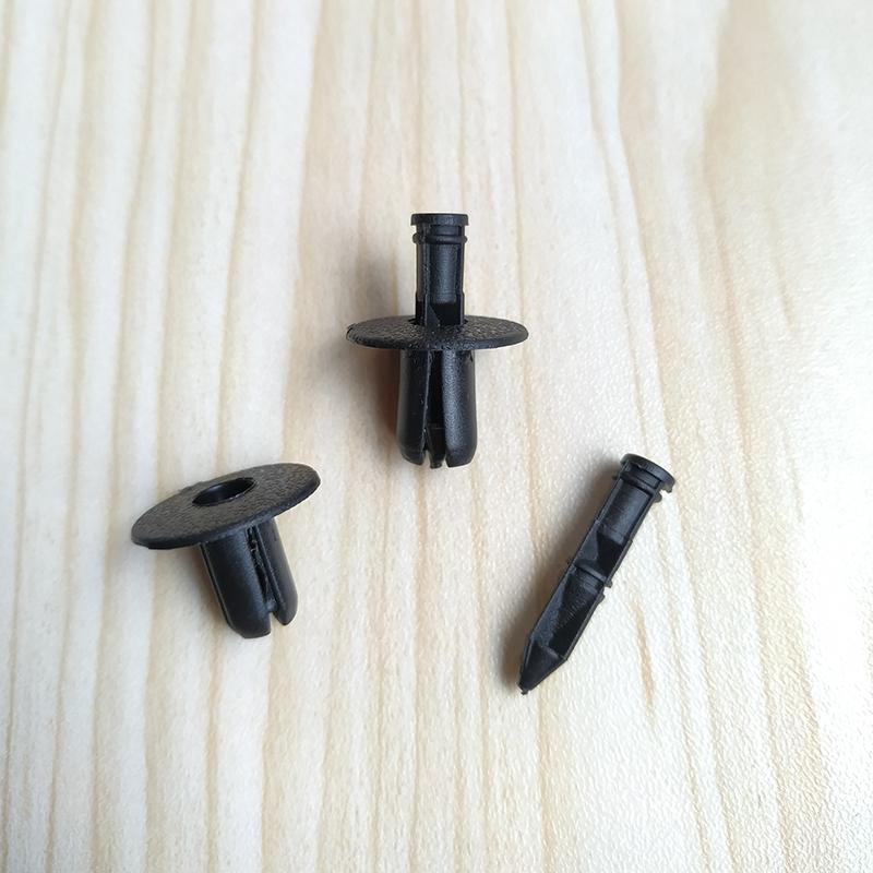 20pcs 7mm Hole Plastic Rivets Auto Fastener Car Door Trim Panel Engine Cover Fender Bumper Retainer Clip For Nissan Toyota Honda