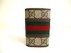 Authentic GUCCI GG Beige Coating Leather Brown Leather 6 Pics Key Cases #a889  Refurbished