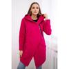Hooded Sports Fleece Sweatshirt Casual Long-sleeved Zipper Jacket Women's Plus-size Solid Color Jacket
