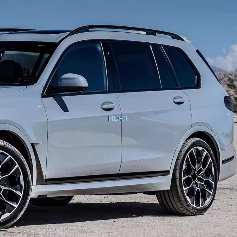 For BMW X7 G07  + Car Style Door Side Skirt Edge Body Anti Collision Trim Protector Decoration Accessories Exterior Sticker