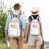 Snoopys Floral Encounter Backpack for Men Women Fashion High School Work Daypack  Laptop Computer Shoulder Bag Outdoor