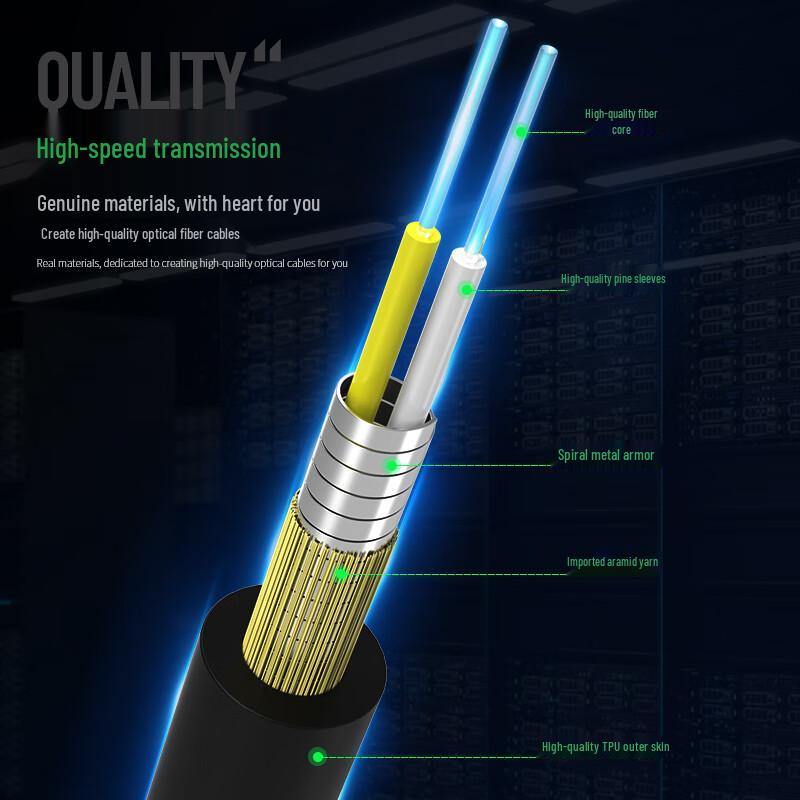 Zhongtianhengke Outdoor Single-Mode Armored Field Optical Cable