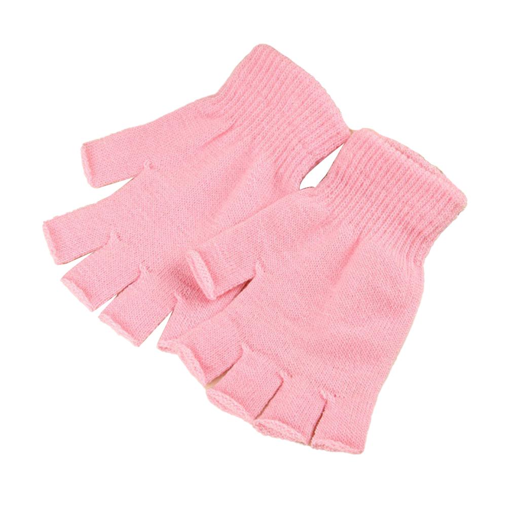 Winter Knit Mittens Adults Wrapping Cover Hands Warmer Mitten Clothes Accessory Outdoor Flexible Knitted Adults Half Gloves
