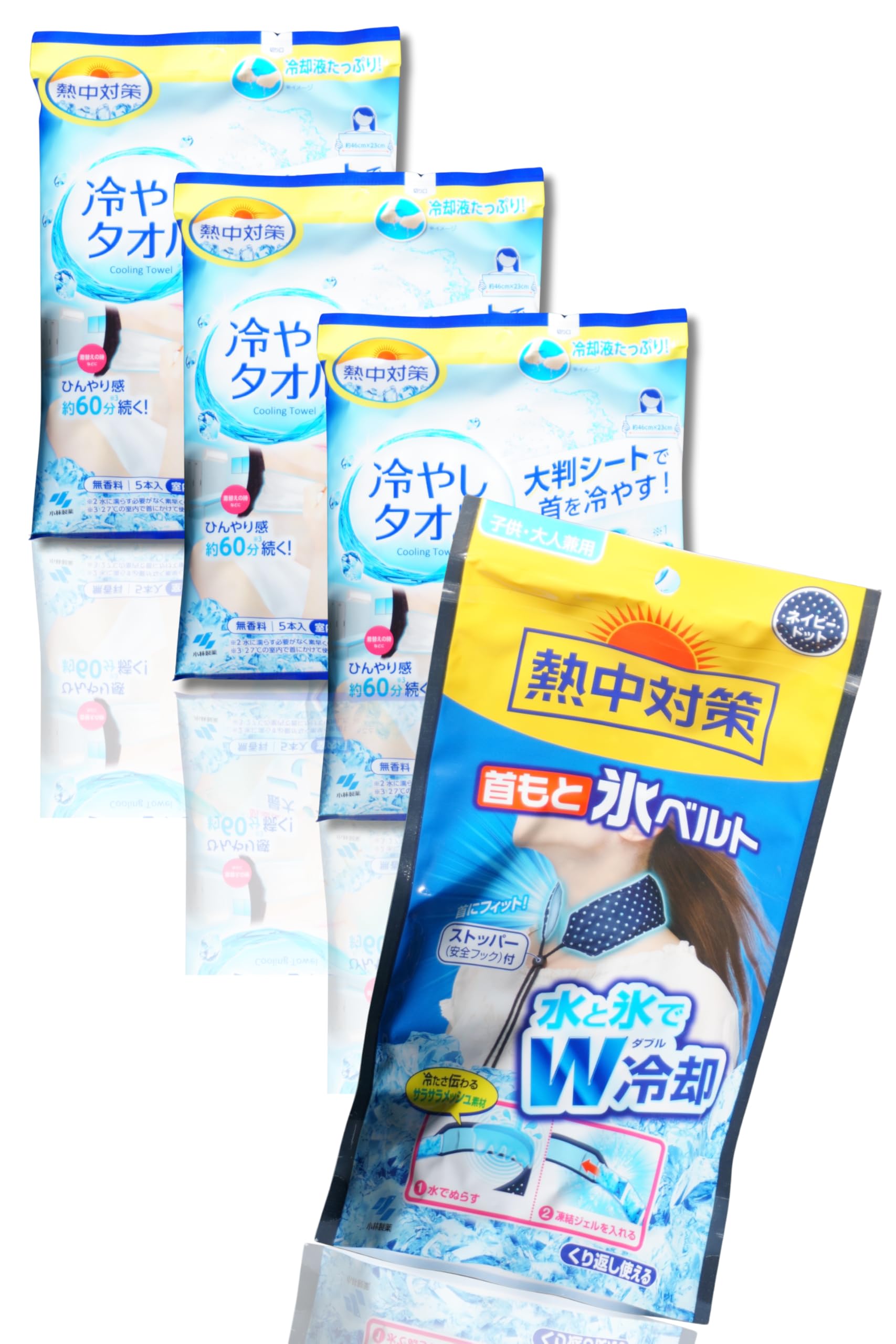 

Heatstroke prevention neck ice belt 1 piece cooling towel 5 pieces 3 pieces Neck cooling goods pieces in + [4 total]