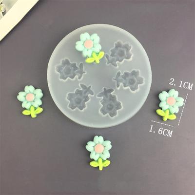 Reusable Cake Decorating Tool 4 Floral Silicone Mould for Candy Making and Flower Designs