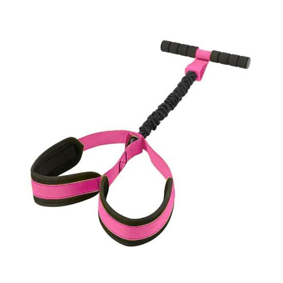 Pedal Resistance Band with Handle Yoga Sit-up Exerciser Pull Rope Men Women Abdomen Waist Arm Leg Core Training Workout Equipment