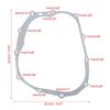 uxcell Motorcycle Clutch Cover Gasket Replacement for CG125 CG150 2pcs