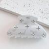 Women Hair Clip with Star-Studded Diamond Design Thick Acrylic Stable Grip Hair Accessory for Commuting Dating