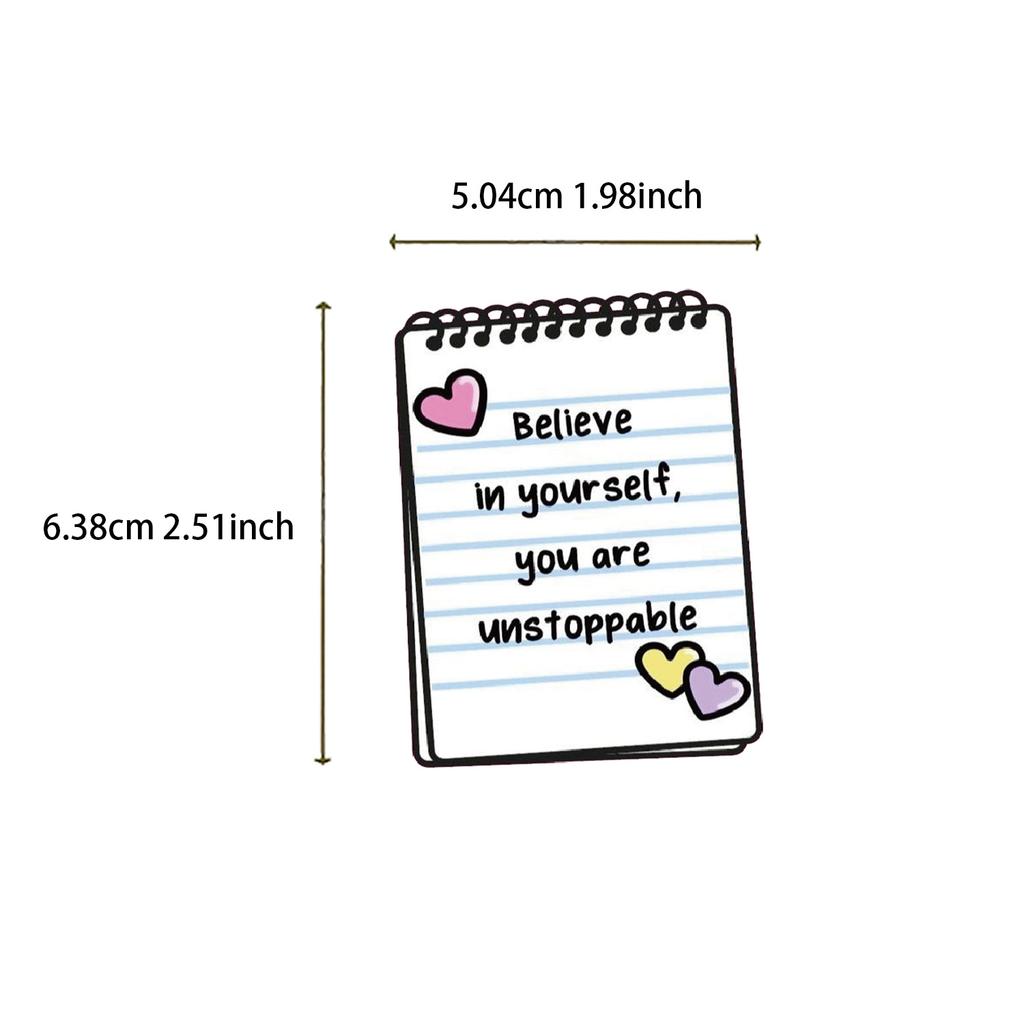 50/100PCS Self affirmation Incentive Tags Graffiti Stickers Decoration Guitar Notebook Luggage DIY Waterproof Stationery Sticker