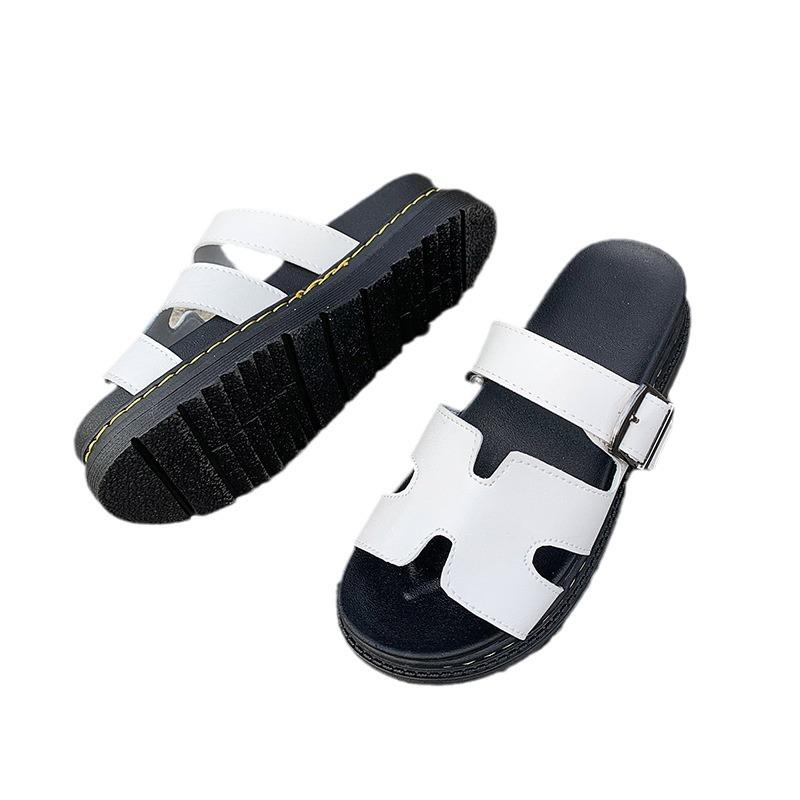 Platform Women'S Summer Sandals Solid Color Fashion Casual Beach Women'S Sandals