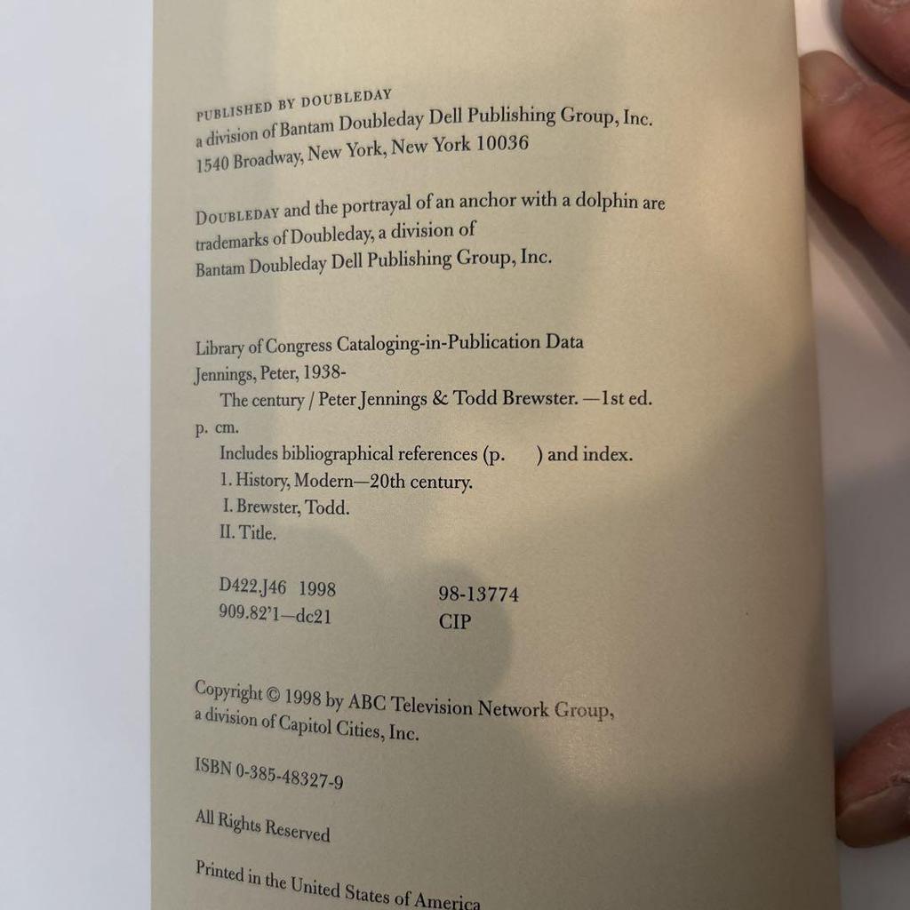 [USED] The Century Peter Jennings and Todd