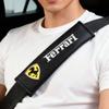 2Pcs Car Seat Belt Cover Shoulder Protection Pads For Ferrari F1 F8 F80 SF90 Stradale SF90Spider 296 GTB 296 GTS 812 Accessories MQ7 HL4