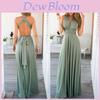 Elegant Women's Long Sleeveless Dress Perfect For Evening Party And Cocktail Events