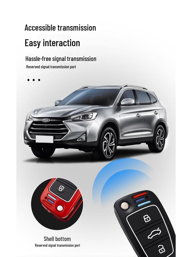 JAC iEV6E Key Case for Sihao E10X, Ruifeng M3M5, Lingbao, and Kaiyi Xuanjie Car Models