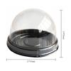 Dessert Gift Packaging Boxes 50Pcs Food Grade Plastic Egg Yolk Pastry Containers for Home Baking Gifting Party Supplies